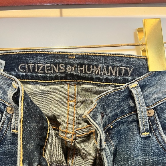 Citizens of Humanity Jeans Womens 29 Dark Wash Denim Ava Low Rise Straight Leg - Picture 4 of 9